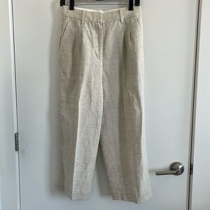 The Effortless Pant, Wilfred, Aritzia, Sand-color, Size 4